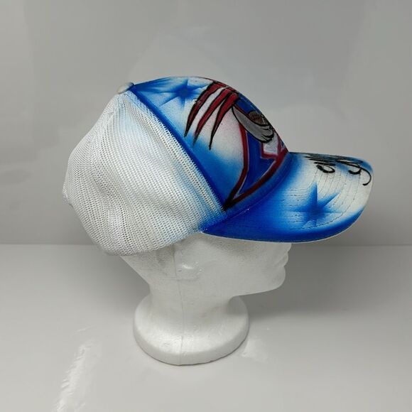 Airbrush custom Montreal Alouettes CfL hat - Picture 2 of 4